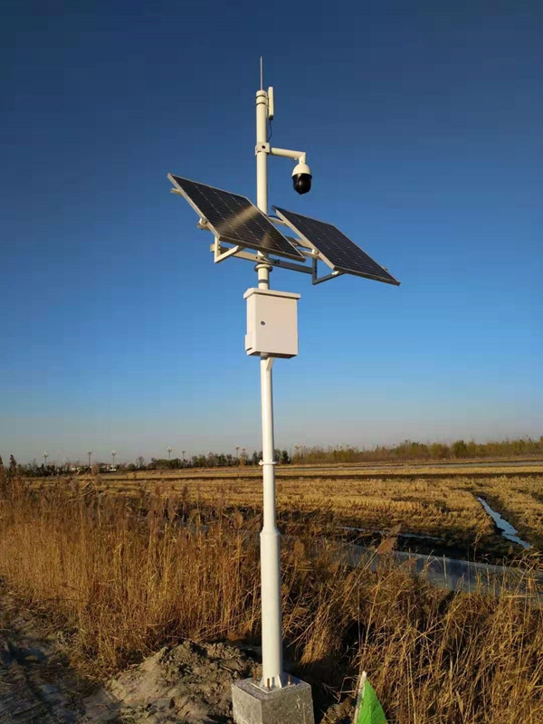 內蒙錫林格勒牧場用ONEKSET太陽能4G監控一體機