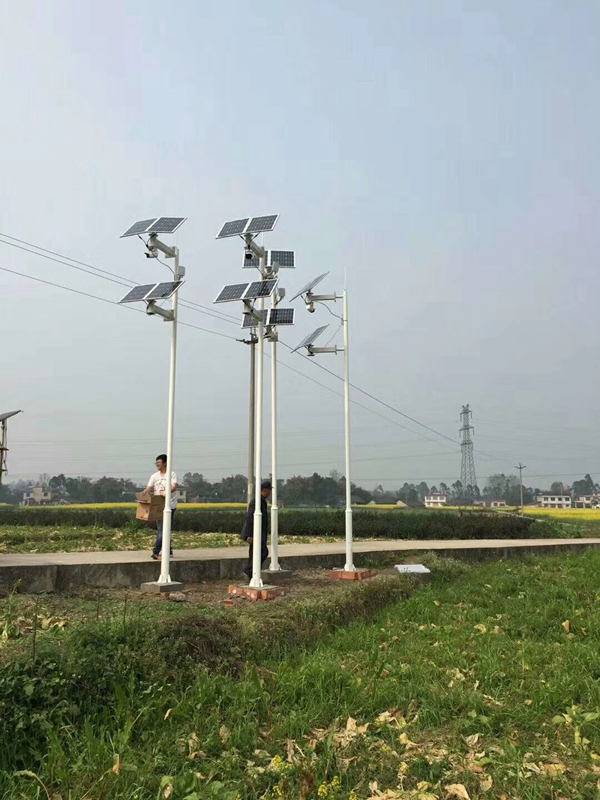 四川峨眉山農產品溯源用 OKEYSET 太陽能無線監控一體機