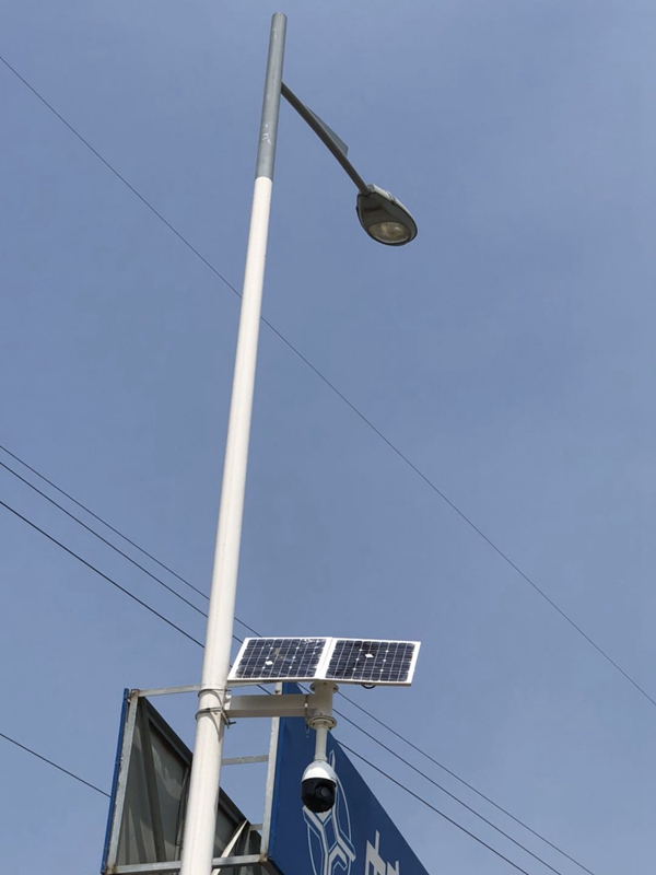 中國中冶項目工地用OKEYSET太陽能無線監控一體機