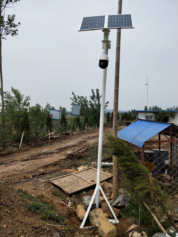 山西礦山用OKEYSET太陽能無線監控一體機