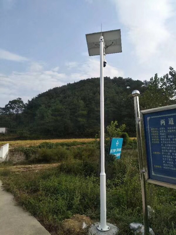 福建新農村公安聯防用OKEYSET太陽能無線監控一體機