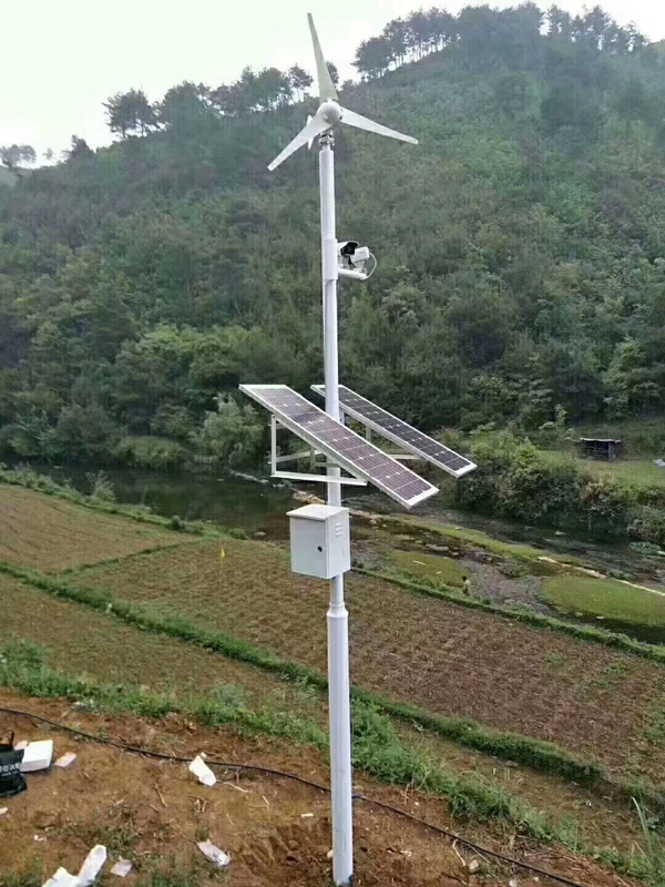云南大理林業局用OKEYSET風能太陽能無線監控一體機