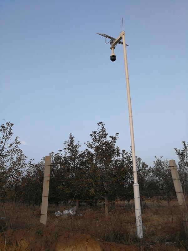吉林長白山林業局用OKEYSET太陽能無線監控一體機