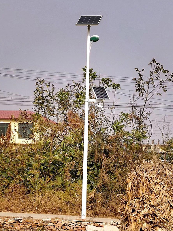 吉林國土保護局用 Okeyset 太陽能無線監控一體機