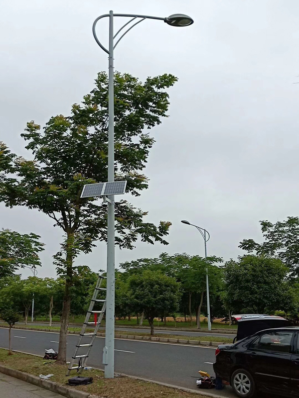 溫州公安治安聯防用 Okeyset 太陽能無線監控一體機