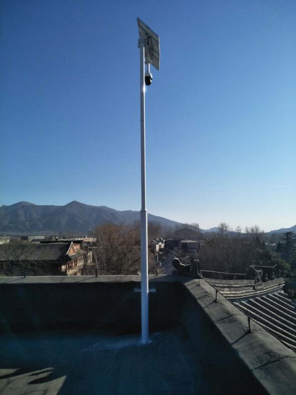 福建氣象局氣象監測用OKEYSET太陽能監控一體機