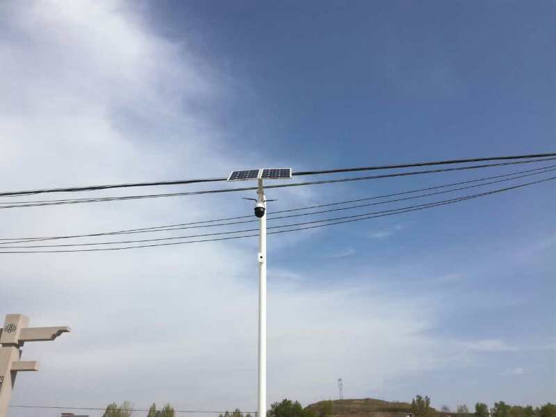 陜西延安氣象局用OKEYSET太陽能監控一體機