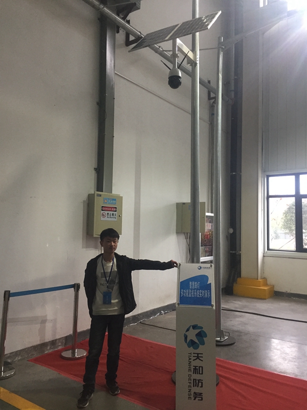 軍民融合用OKEYSET太陽能4G監控一體機