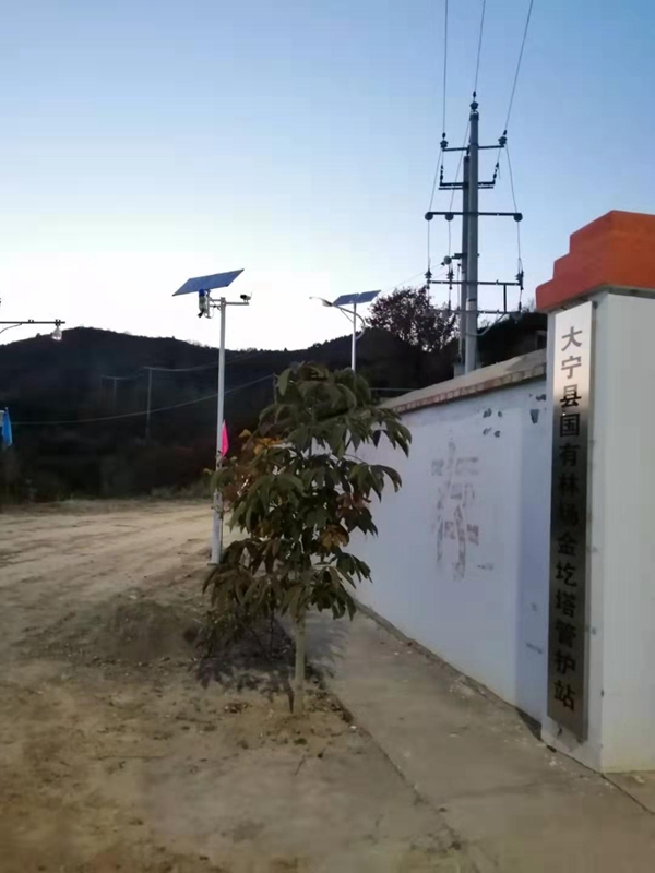 山西林業局森林防火用okeyset太陽能監控攝像頭