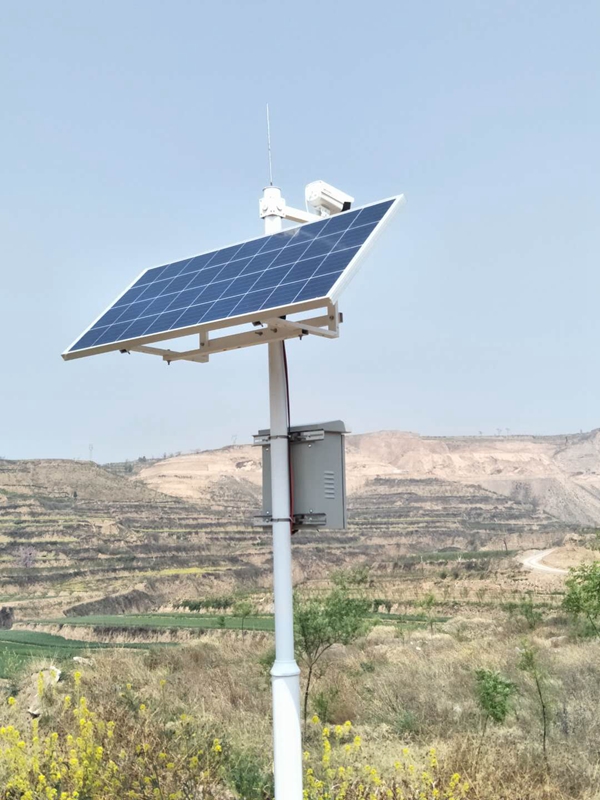 甘肅慶陽公路局用集創科技太陽能無線監控系統槍機