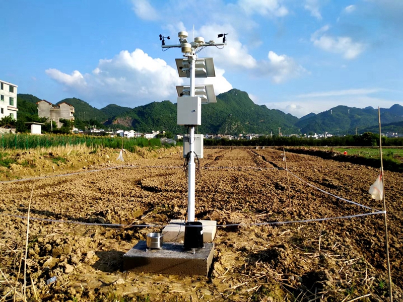 陜西渭南農業局用集創科技太陽能環境監測系統