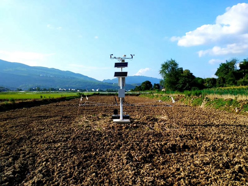陜西渭南農業局用集創科技太陽能供電環境監測系統