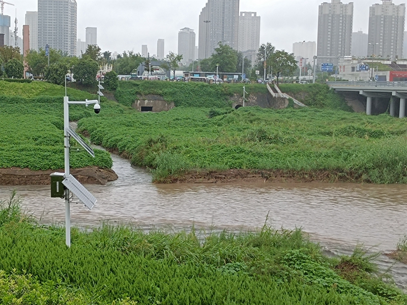 陜西西安浐灞水務局用集創科技太陽能供電無線監控系統